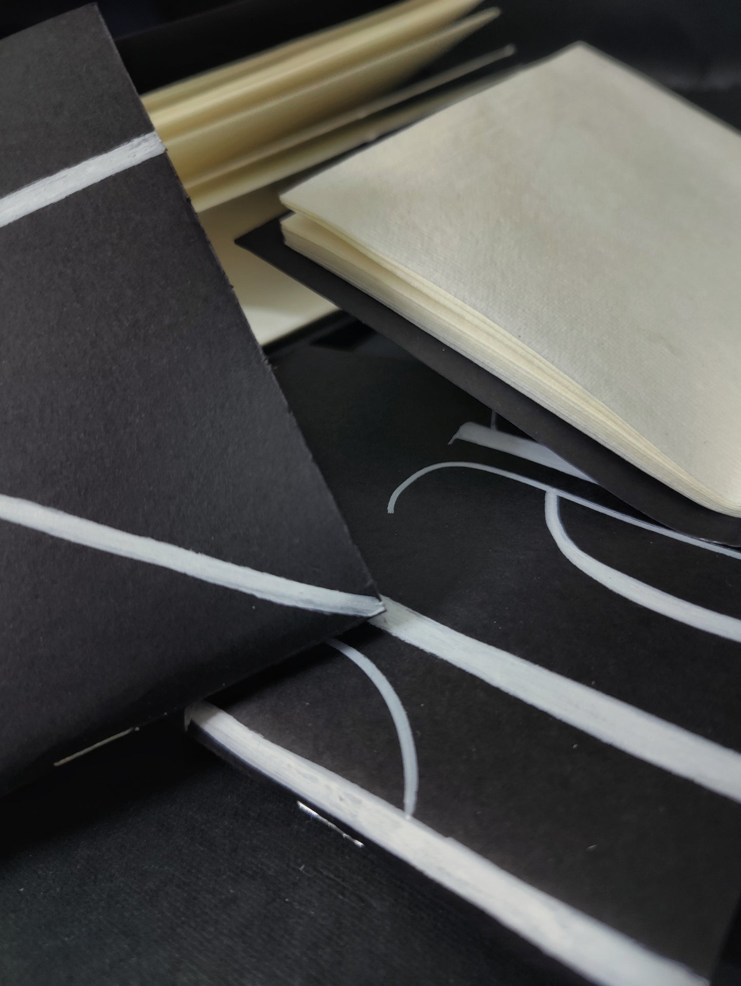 Black pocket Notebook I Recycled paper Journal
