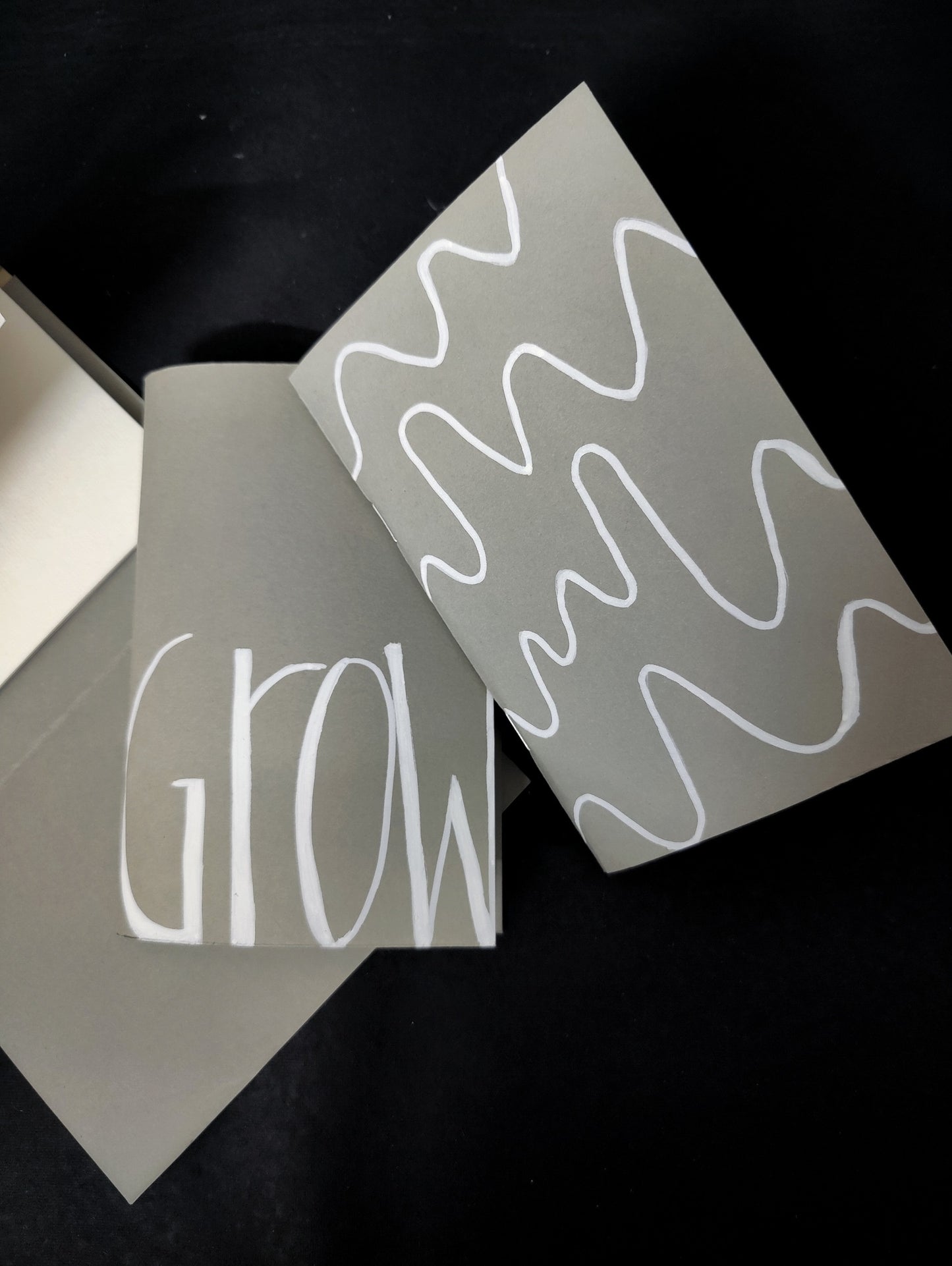 Grey Pocket notebook I Recycled paperJournal