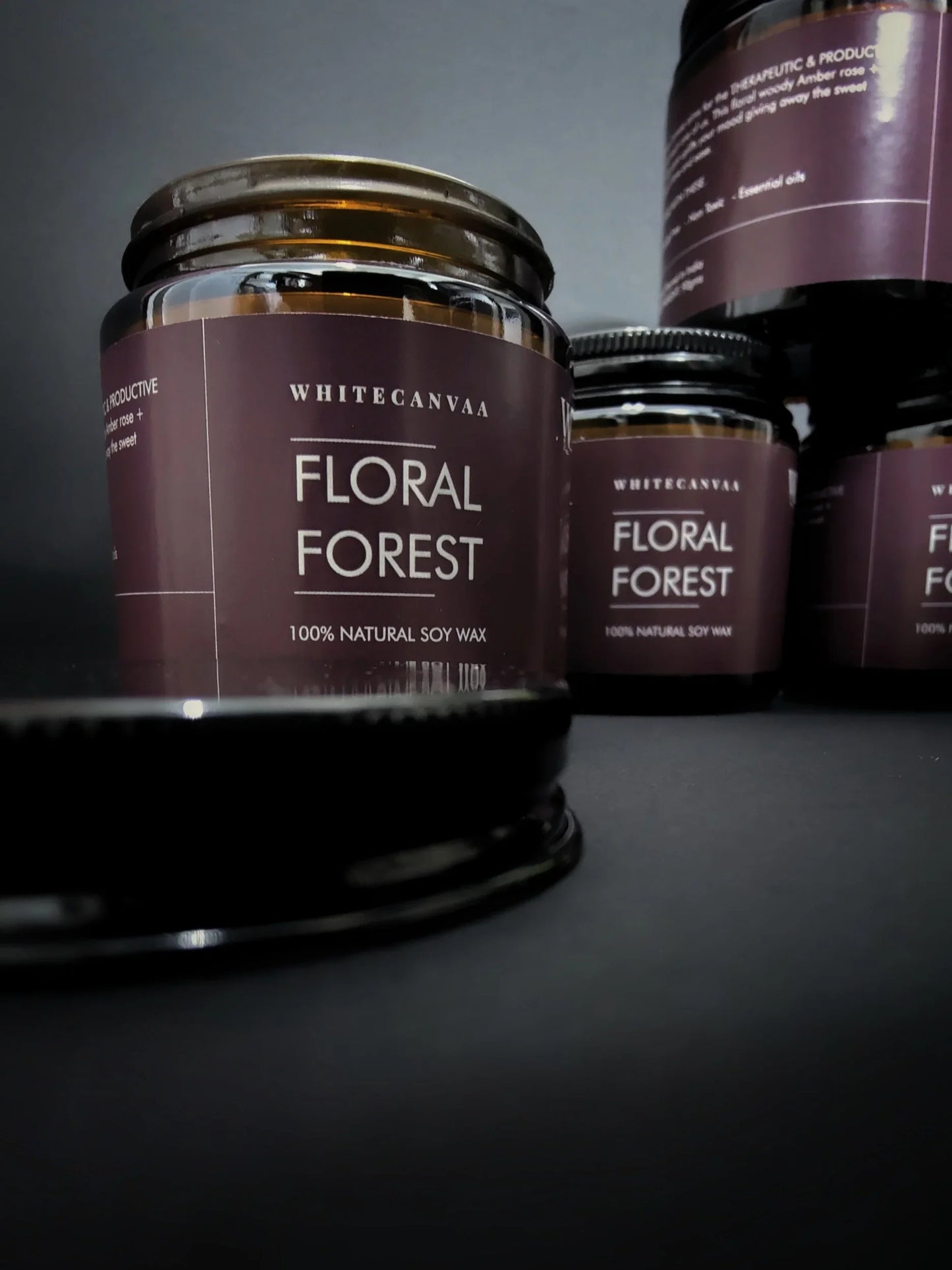 100% soy wax Floral Forest Vegan Candle I Fresh flower fragrance