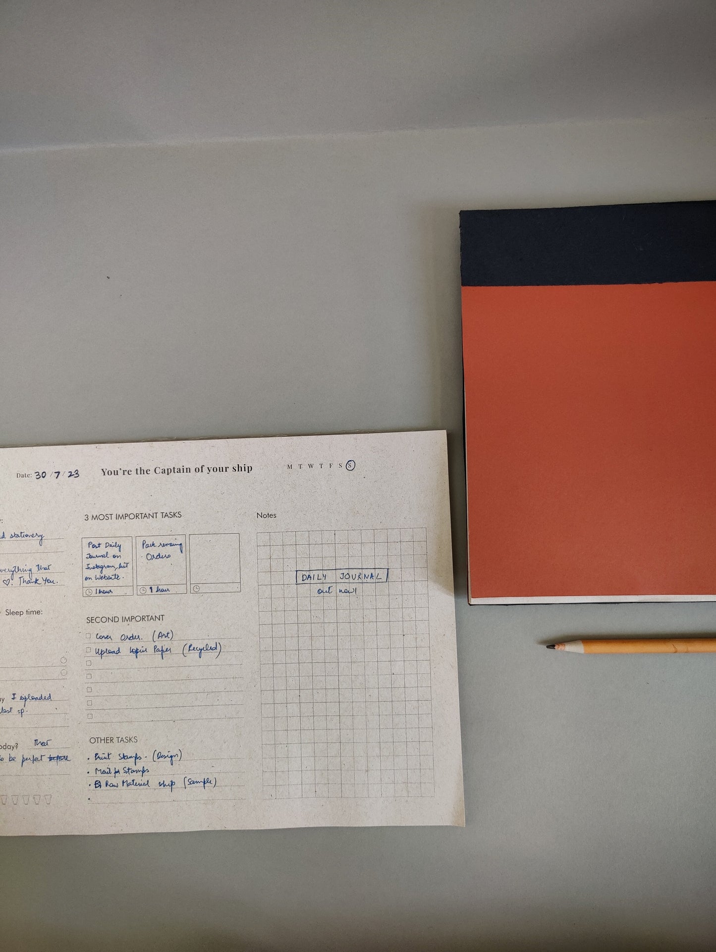 Daily Journal DeskPad