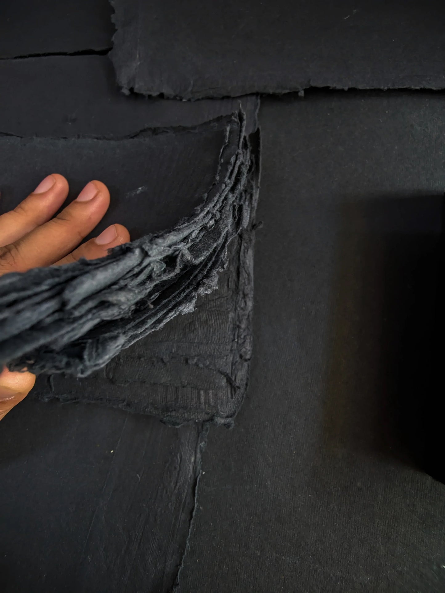 Black Paper Travel Journal I Compact pocket Diary