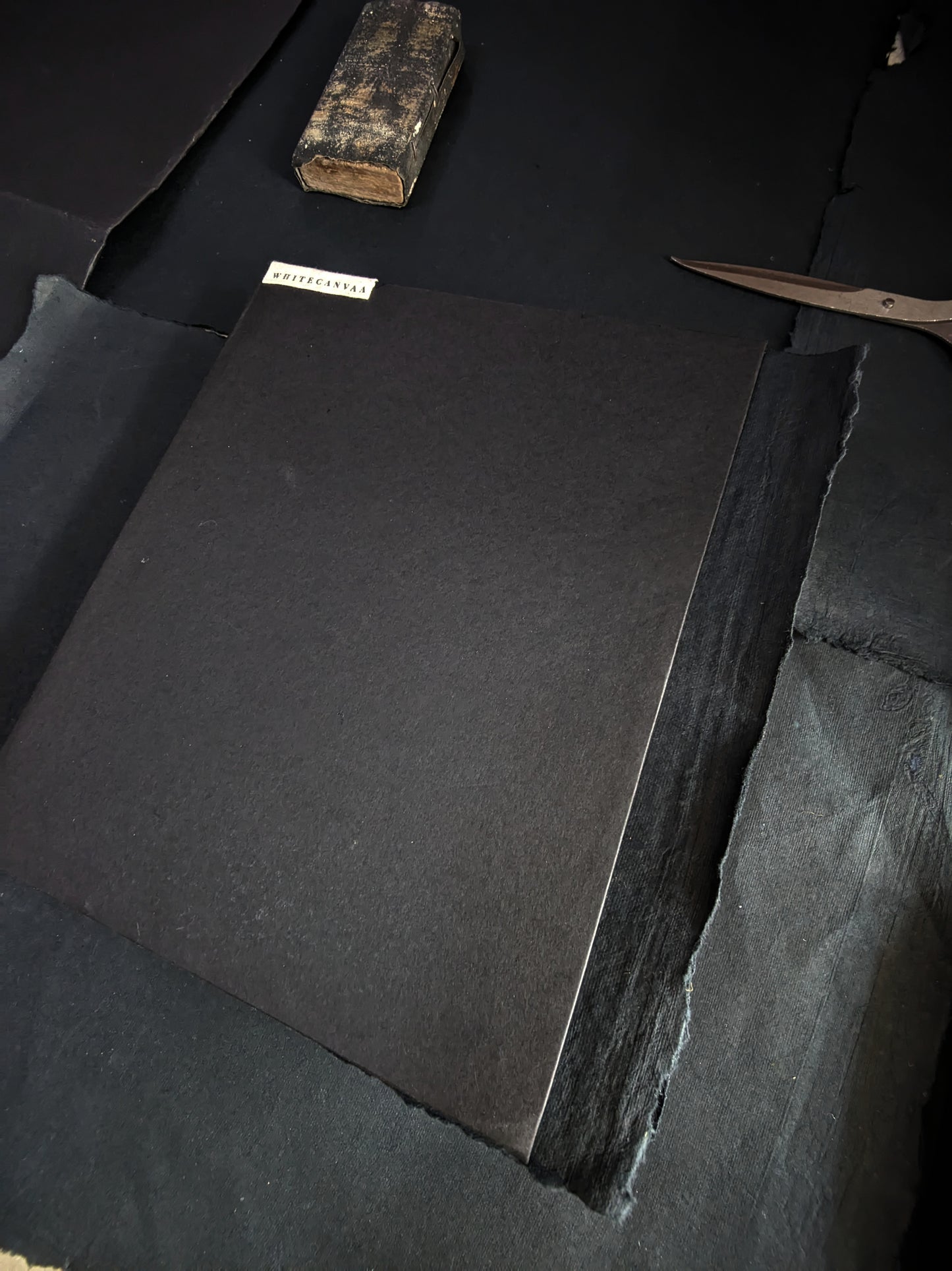 Black Recycled paper Hard Bound Journal I Sustainable Gifting