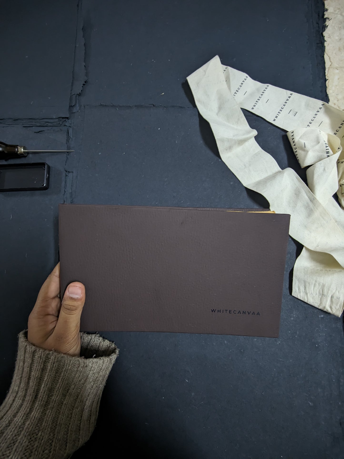 Landscape Leather like Cruelty free Leather feel Journal I Vegan