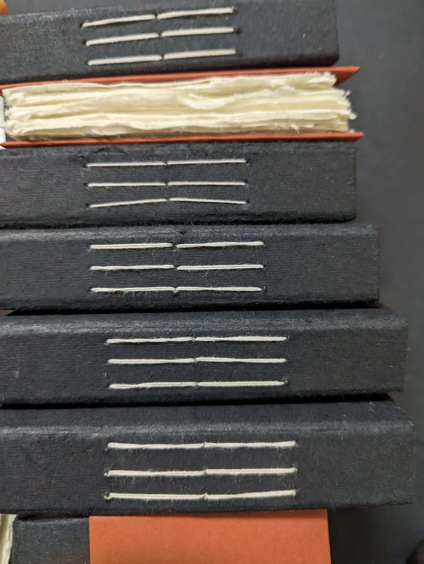 Rustic Orange Hard Bound Pocket Journal