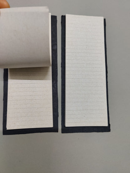 Pack of 3: Long unbleached recycled notepad