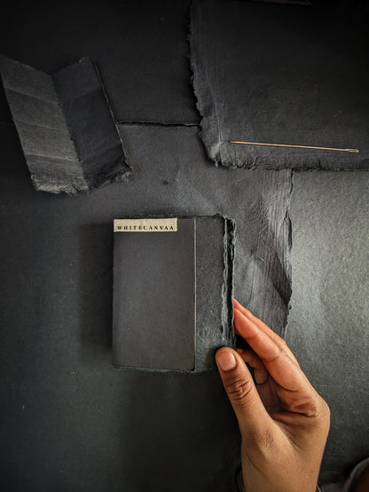Black Paper Travel Journal