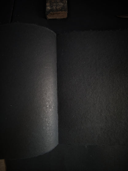 Black Recycled paper Hard Bound Journal I Sustainable Gifting