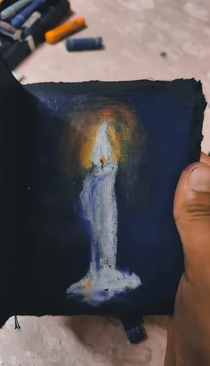 Black Paper Travel Journal I Compact pocket Diary