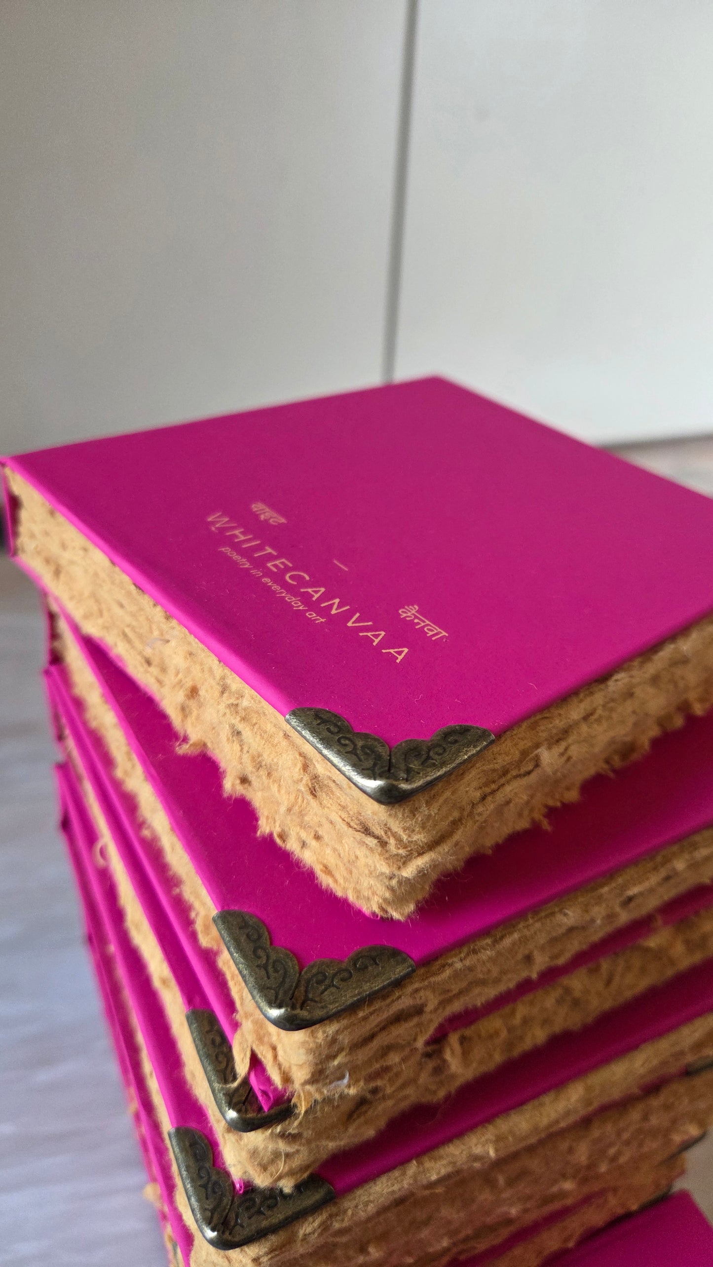 Square Hard Bound Pink City Journal I Sketching Diary