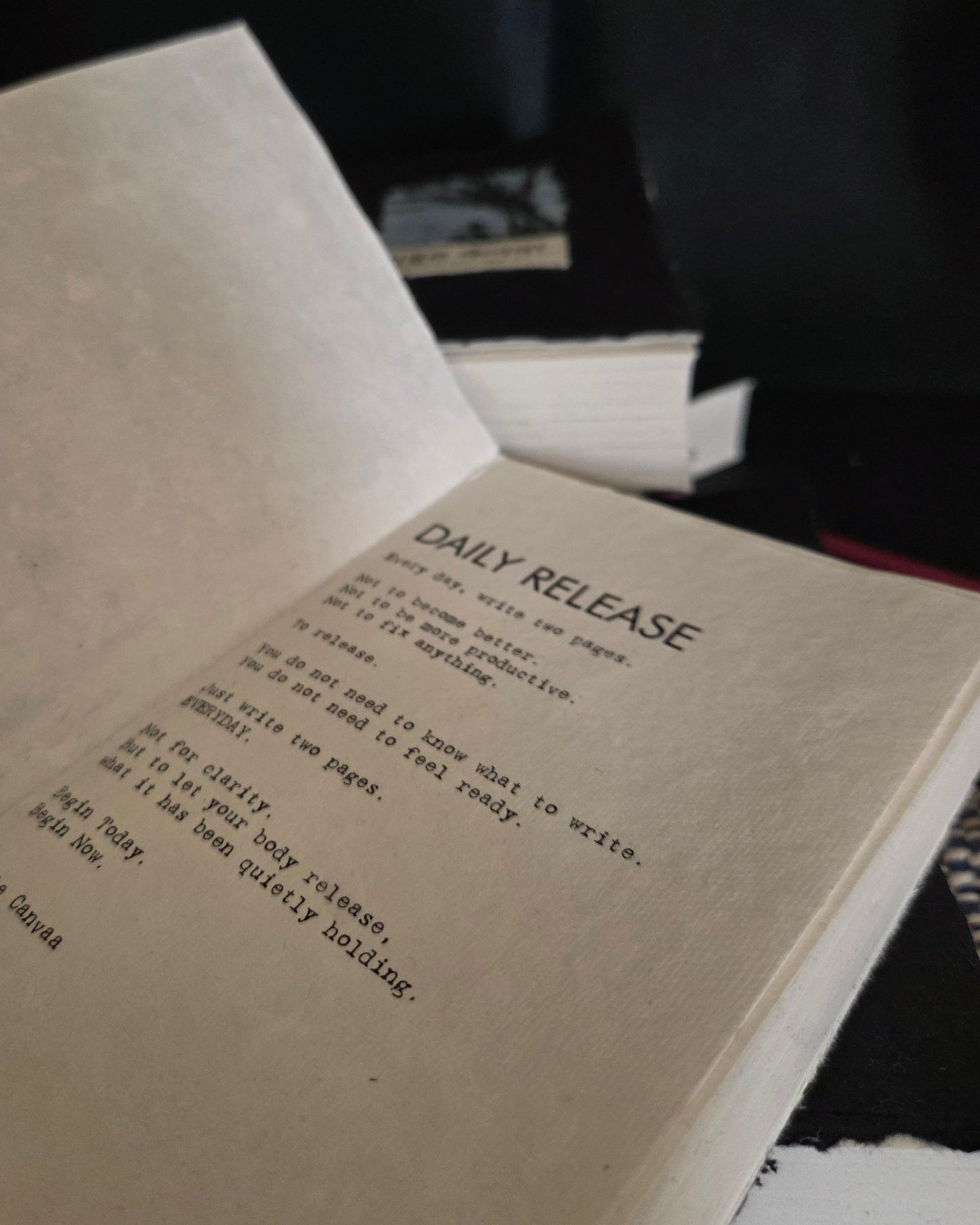 Daily Release: A Journal for Everyday Use